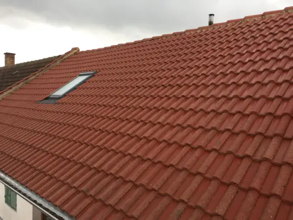 Čištění střechy – realizace po