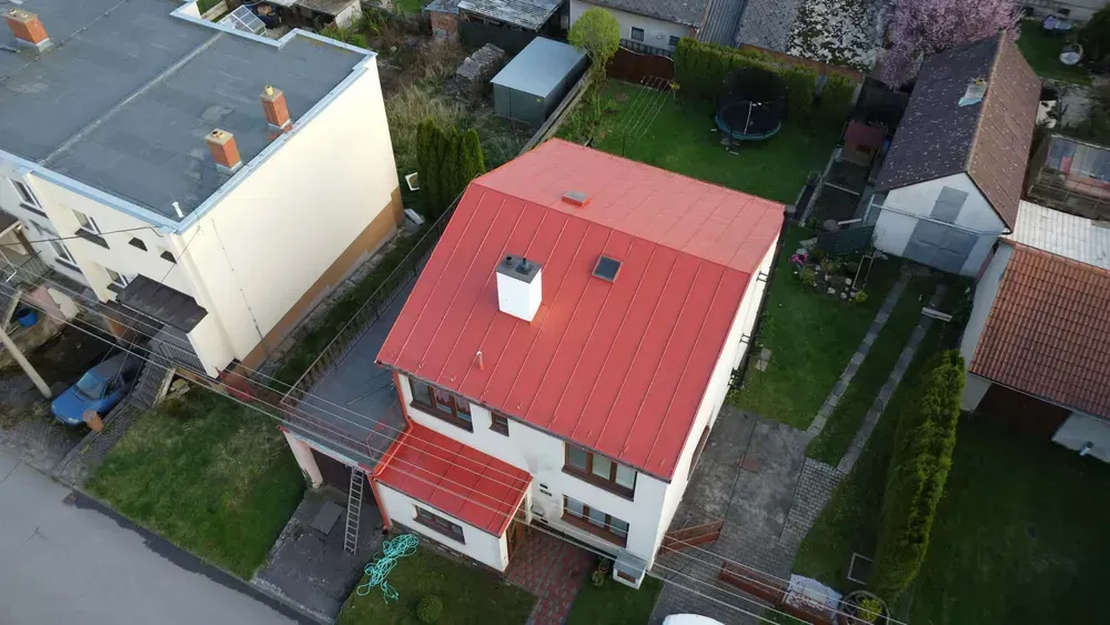 Pohled z výšky - po nátěru